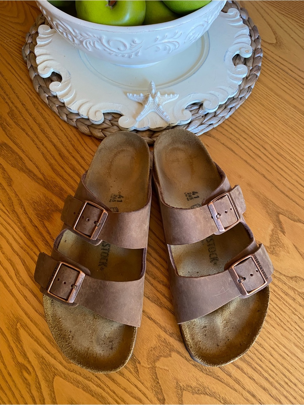 Birkenstock Kids Brown Double-Buckle Sandals